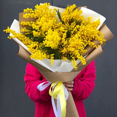 Весенняя мимоза - заказать цветы с доставкой в  Москве недорого - 5 500 ₽